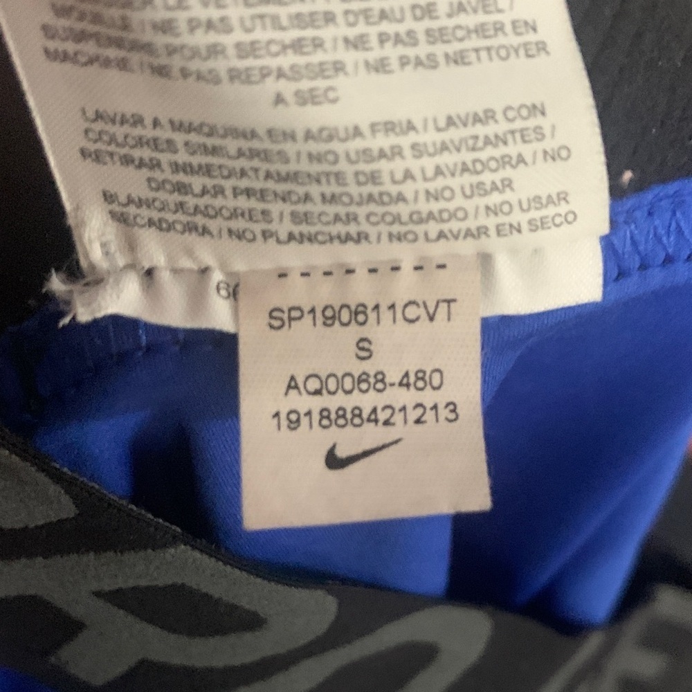 Nike Pro Blue and Black Leggings - Picture 4 of 4